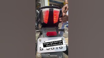 Bajaj pulsar 150 Danger light flash type fixed @ssbikersshop Helmet And Accessories shop in salem