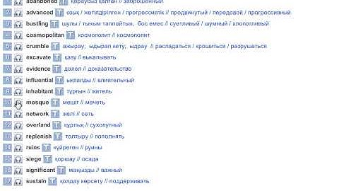 Silk through Sauran (Vocabulary) Excel 9 Module 3a