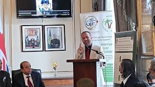 Gene therapy talk in High Commission London.