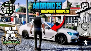 Gta San Andreas Ultra Realistic Graphics Modpack for Android 15 🎮