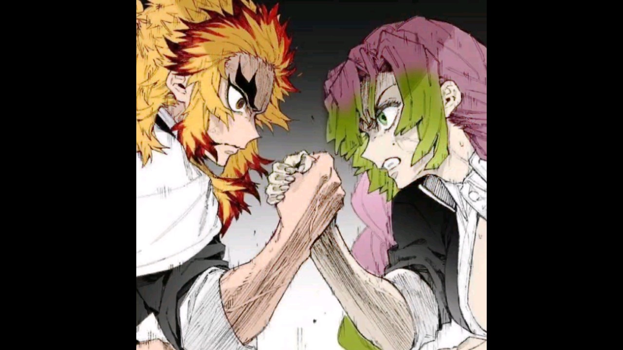 Mitsuri vs rengoku arm wrestling edit