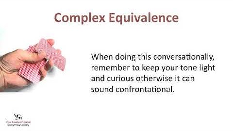 How to Use the NLP Meta Model in Business - Complex Equivilence