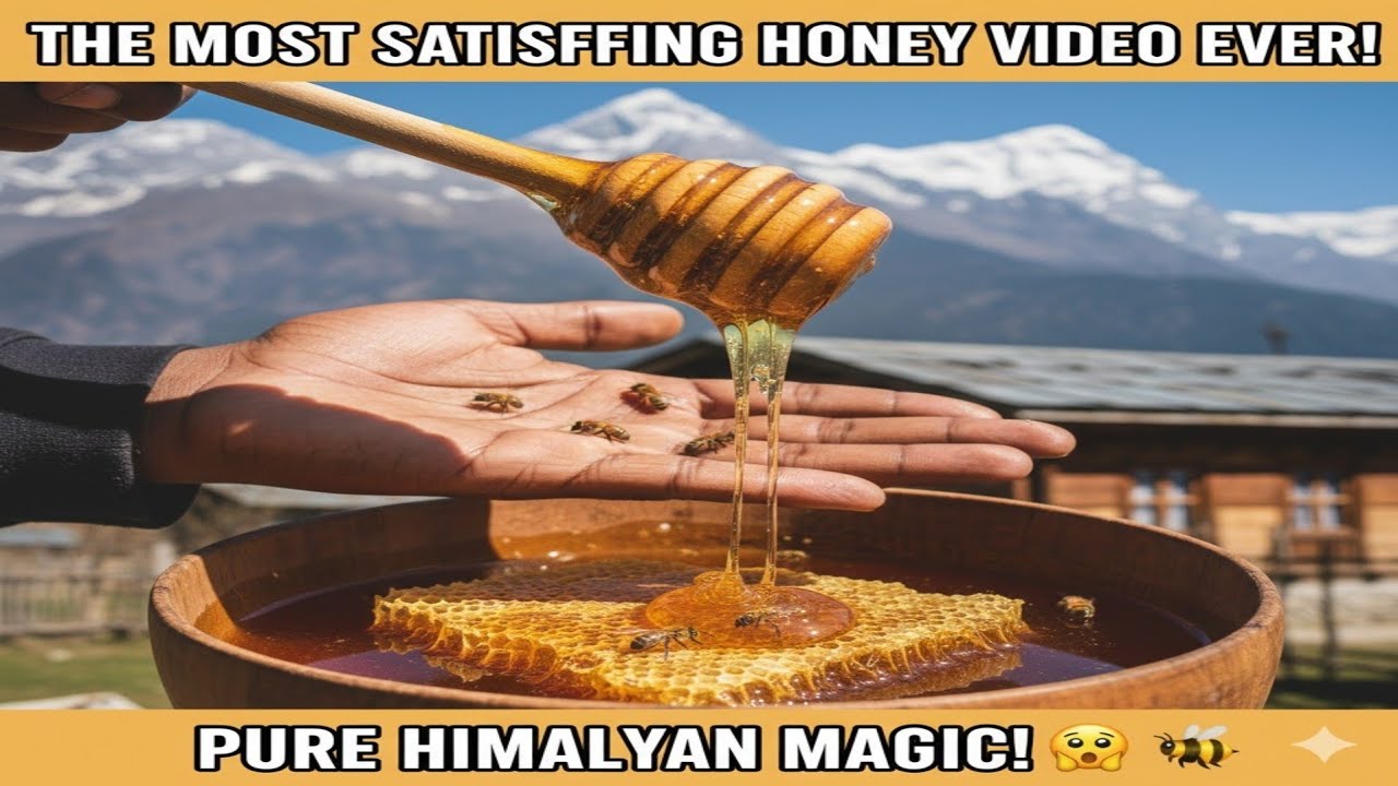 पहाड़ी शहद कैसे निकाला जाता है? 🍯 Honey Extraction in Himachal Pradesh! 🏔️🐝 #viral #honey