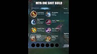 MIYA 1 SHOT BUILD 🔥 #MOBA55Creator #MOBA55ALLSTAR