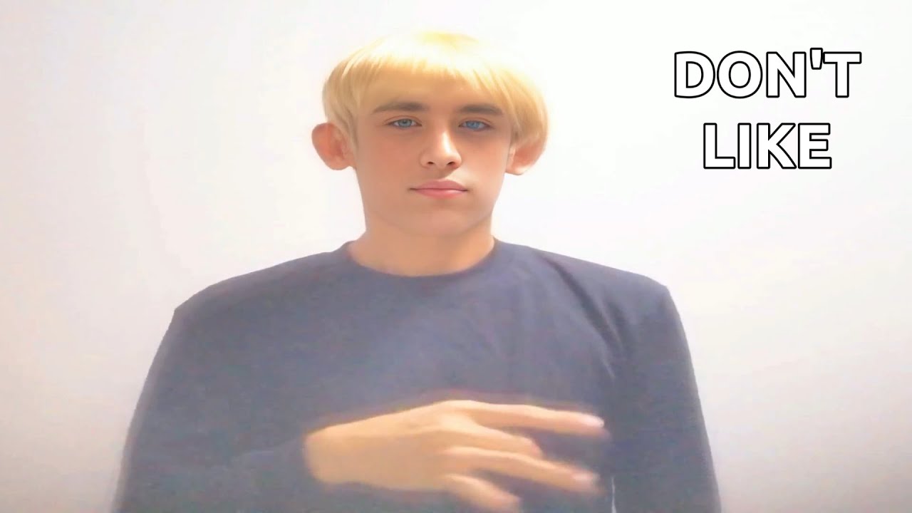 How to Sign 'Don't Like' in American Sign Language (ASL)? - YouTube