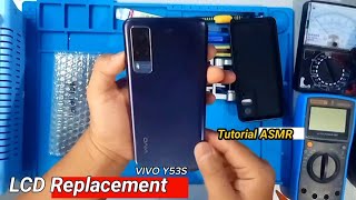 Ganti LCD 📲 VIVO Y53S Mudah, LCD Tidak bisa disentuh ‼️ | ASMR