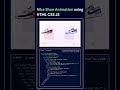 Nike Shoe Animation using HTML CSS😨Awesome Next level Animation of Shoe Animation😯💯 #htmlcanvas