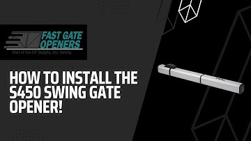 A Quick Step by Step on How to Install the FAAC S450 Hydraulic Swing Gate Opener | Fast Gate Openers