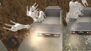 goat simulator game || bakra transport  dangerous gameplay screenshot 1