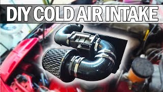 MX5 NA Miata - How to build your own Cold Air Intake and heat shield