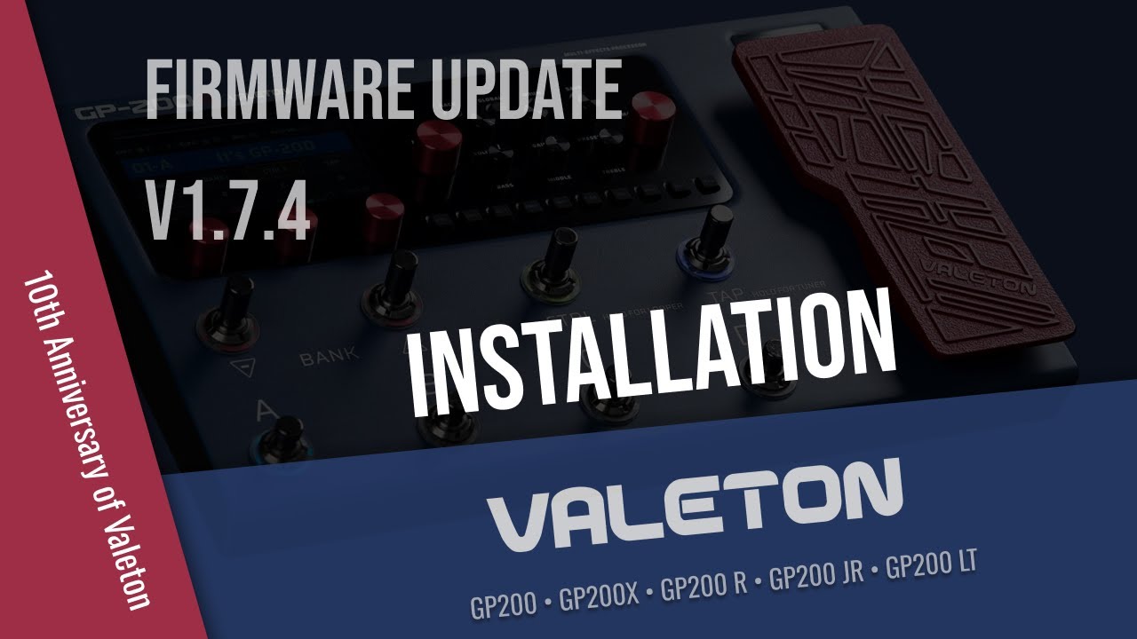 STEPS To Install A Firmware ⚡️Valeton GP 200 😲 - YouTube