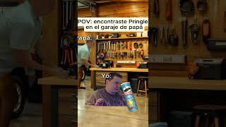 Encontraste PRINGLES en el garaje de papá… ERROR FATAL 🔨😭 #shorts