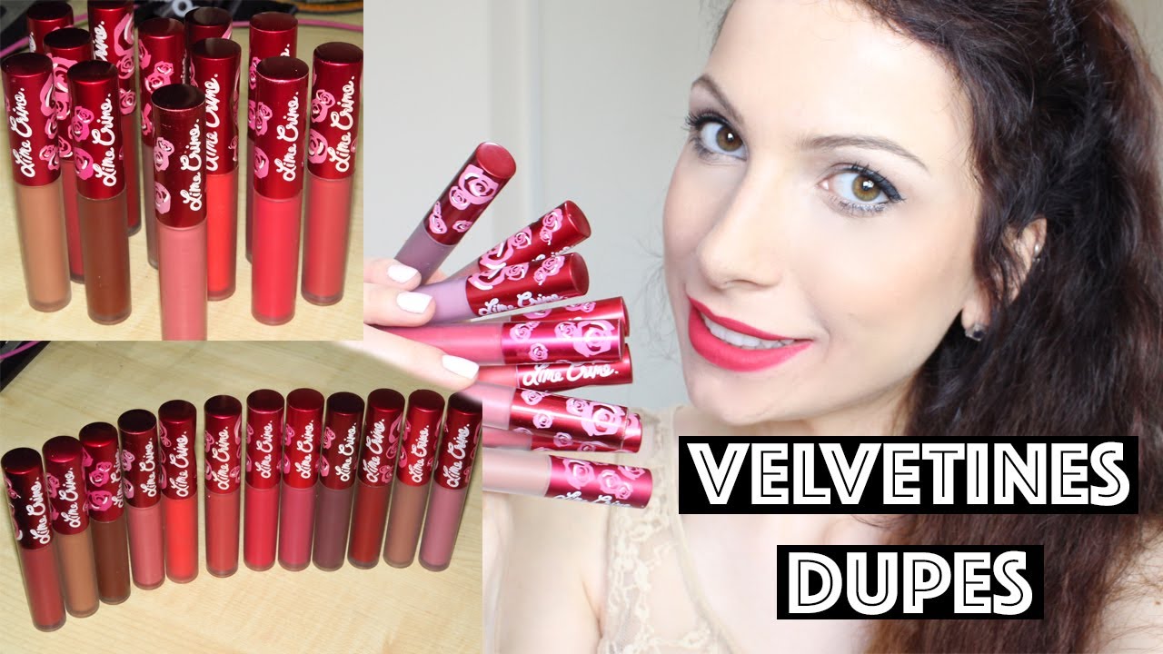 eBay DUPES | Lime Crime Velvetines Lip Swatches & Review | Ola Lily