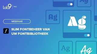 Slim fontbeheer van uw fontbibliotheek