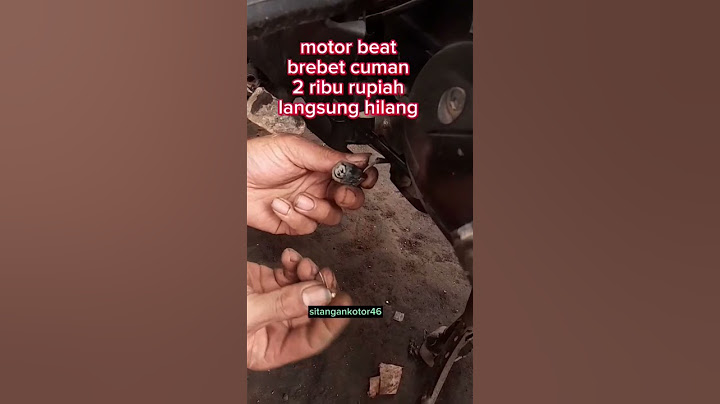 mengatasi motor beat brebet