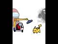 Imposter choice: Mini Crewmate Kills Pikachu #shorts #viralvideo #pokemon #amongus #trending