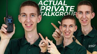 How To Create An Actual Private Talk Group With Your Dmr Id On Your Anytone Radio