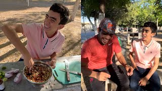 PREPARAMOS UN CEVICHE 🔥 AL ESTILO BARRIO CON MI COMPA VALENTE 🚀/ jugamos verdad o reto 🤪/ponchuelas 