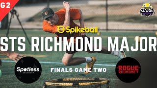 Spikeball Richmond Major 2023 | Pro Finals | TRP Spotless vs Rogue | Game Two