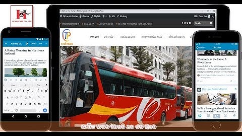 Tải Theme WordPress web thuê xe du lịch