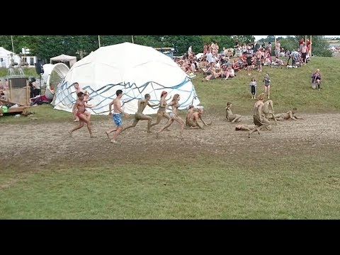 Secret Garden Party 2017 - Naked Mud Sliding on Sunday YOLO