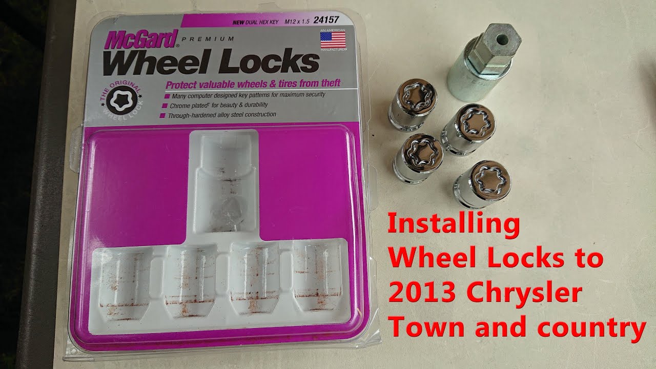 Installing McGard 24157 Chrome Cone Seat Wheel Locks (M12 x 1.5 