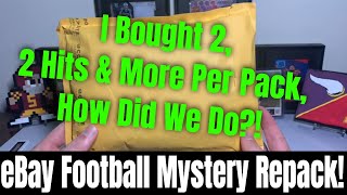 NFL eBay Football Mystery Hot Pack! I Bought Two Of Them For Under $40 Total...How Did We Do?!