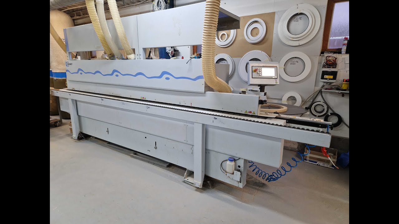 BRANDT KDF 230 edge banding machine YouTube
