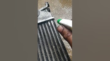 Intercooler leak test