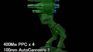 Mech / Walker / Robot Test (LightWave 3D / 2000)