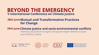 V INTERNATIONAL CONFERENCE ON CLIMATE JUSTICE | Beyond the emergency