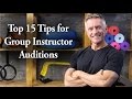 Top 15 Tips for Auditioning to be a Group Fitness Instructor