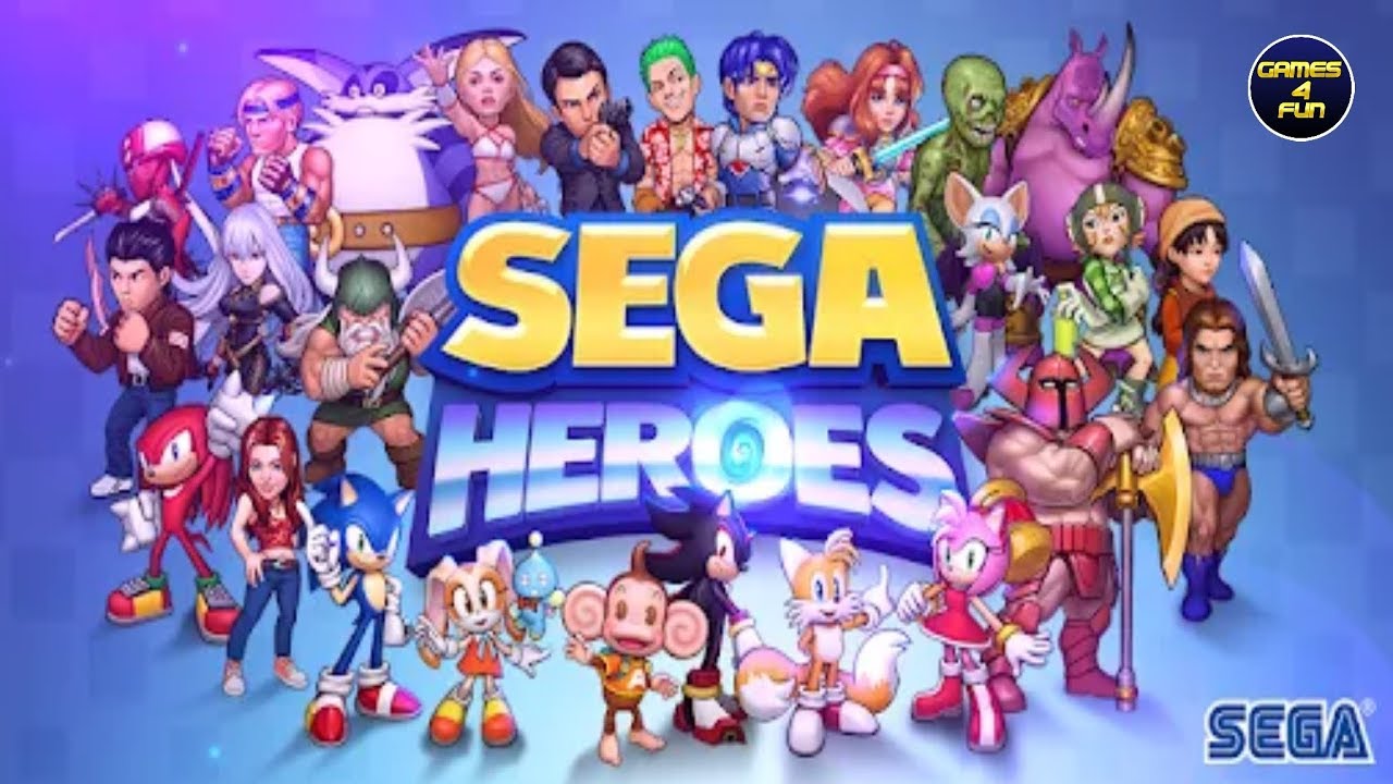 SEGA Heroes Match 3 RPG Game with Sonic & Crew!