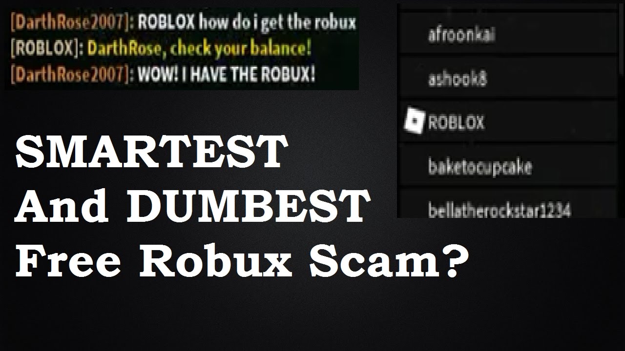 robux scam dumbest