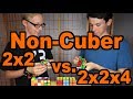 How Many 2x2's can my Friends Solve While I Solve a 2x2x4?