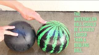 How To Fill The Watermelon Ball