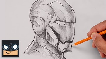 How To Draw Iron Man | 17 Minute Sketch Tutorial