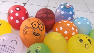 popping balloons! meletus balon, menemukan bola, funny balloons,