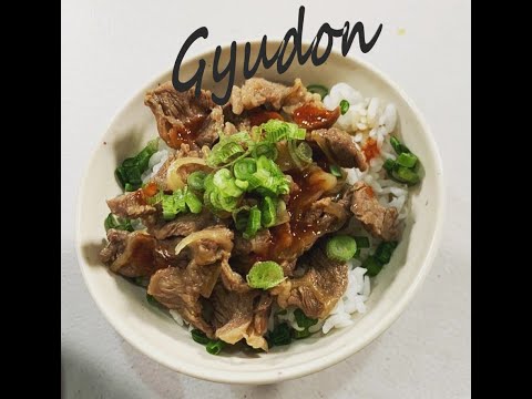 Como preparar un Gyudon Japones