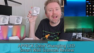 APPECK Color Changing LED Smart Wall Sconces Review by PureReviews 37 views 3 days ago 4 minutes, 54 seconds