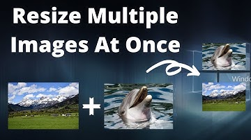 How to resize multiple images at once