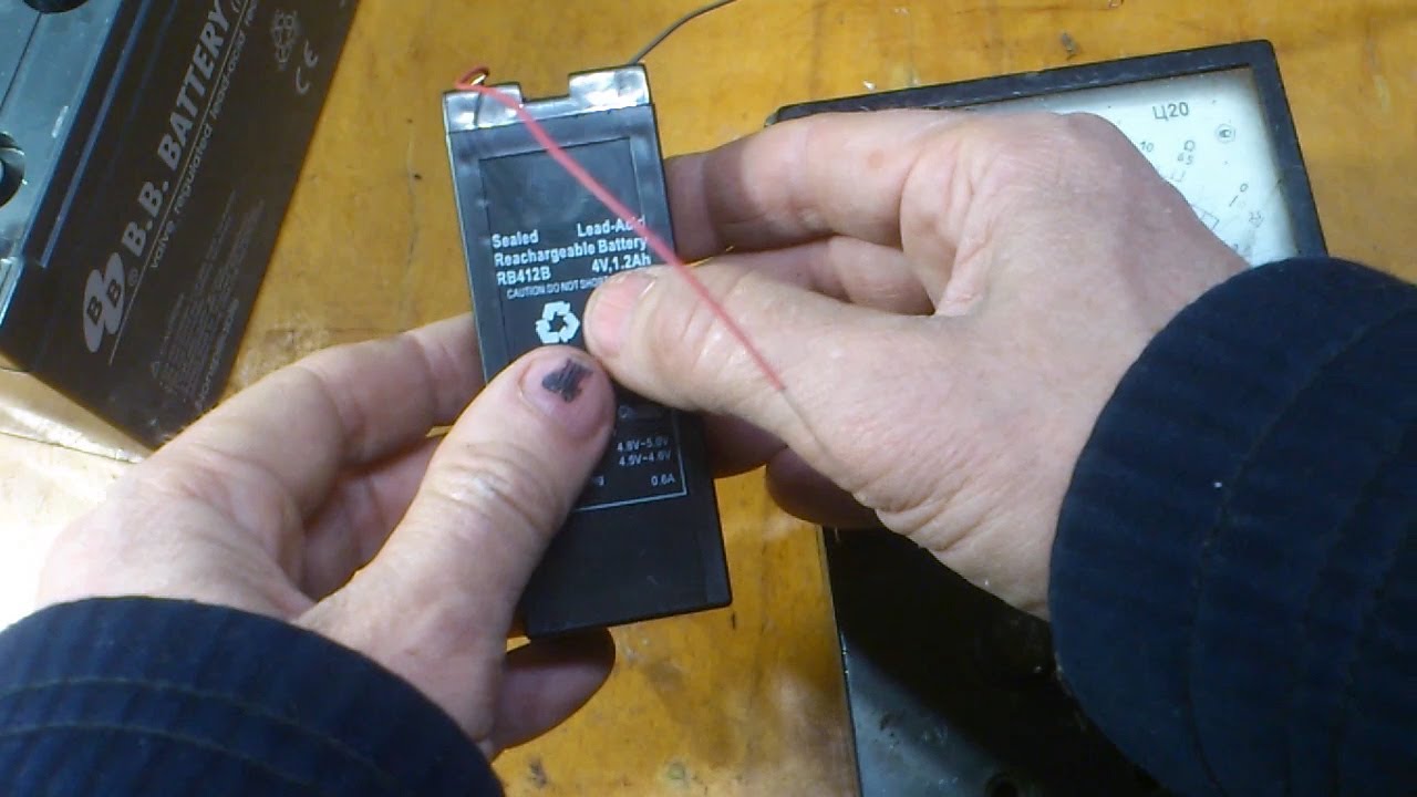 Как реанимировать кислотно свинцовый аккумулятор Если он показывает ...