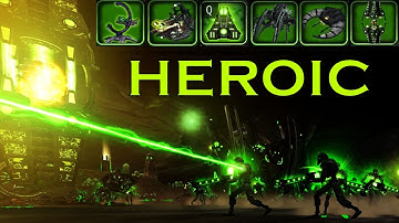 Necrons Doomsday Survival 🤯 Insane Heroic Defense 🔴 WH40K ☠ Dawn of War ☠ Unification