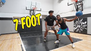 1v1 Against 7'0 Freshman Jahzare Jackson!