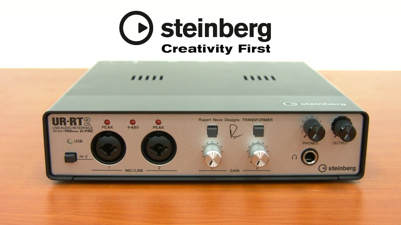 Steinberg UR-RT2 USB Audio Interface | gear4music demo