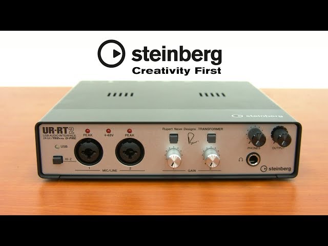 Steinberg UR-RT2 USB Audio Interface | gear4music demo - YouTube