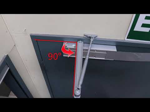 How To Install An Automatic Door Closer  Hydraulic Door Closer Standard Installation