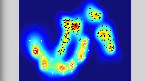 Mobile robots clustering simulation