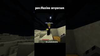 pov:hazine arıyorsun #shorts  #minecraft  #minecraftshorts  #treasure