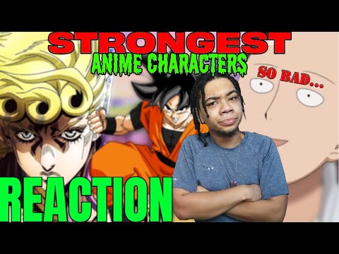 WORST ANIME RANKING VIDEO EVER! Top 10 STRONGEST ANIME Characters RANKED  Reaction! BIAS OVERLOAD! - YouTube